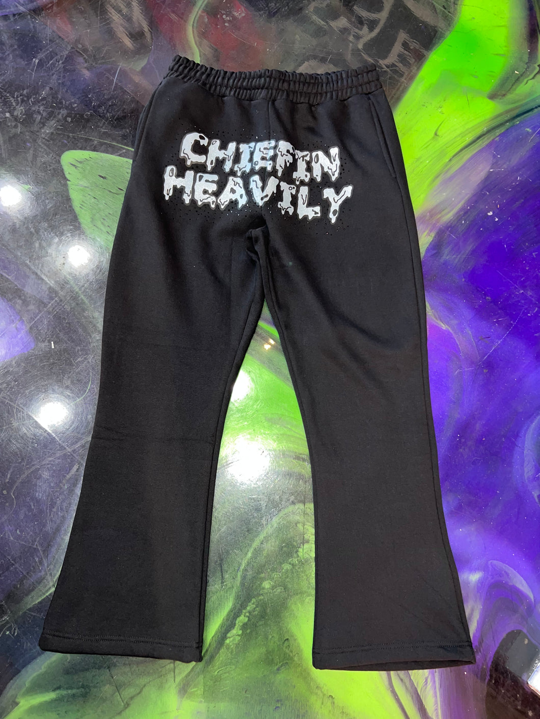 Chiefin “Rhinestone” Sweats