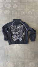 Load image into Gallery viewer, Chiefin “Reflective Embroidery” Black TrackJacket

