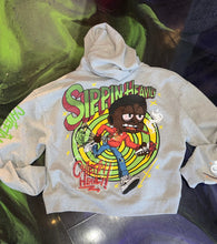Load image into Gallery viewer, Chiefin “Sippin Heavily” Grey Hoodie
