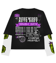 Load image into Gallery viewer, Chiefin “Rosewood Autobody” Thermal Longsleeve
