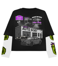 Load image into Gallery viewer, Chiefin “Rosewood Autobody” Thermal Longsleeve
