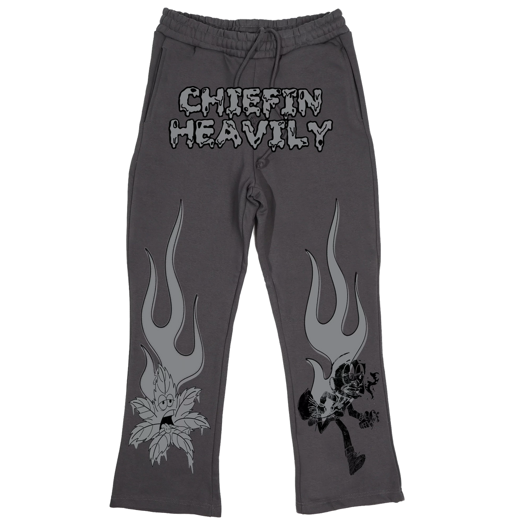 Chiefin “Rhinestone Reflective” Sweatpant